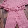 Plt pink cable knit tracksuit co ord Image 4