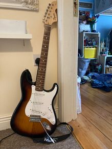 Squier Strat electric guitar by Fender