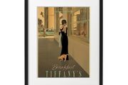 Framed Movie Print Audrey Hepburn Breakfast at Tiffany's (1961) 40 x 50 cm