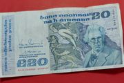 Irish 1987  "YEATS" Twenty pound note in .Fine condition
