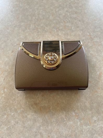 Swarovski Bronze Coloured Compact double mirror