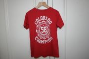 Boys Red Logo Short Sleeve Top Age 6 - 7 Years