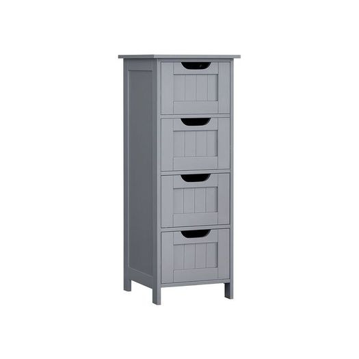 New Bathroom Floor Storage Cabinet (Grey) FREE P&P