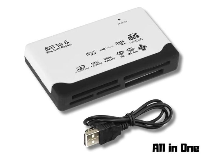 USB 2.0 Memory Card Reader Multi Slot SD MicroSD CF MS Adapter