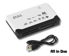 USB 2.0 Memory Card Reader Multi Slot SD MicroSD CF MS Adapter