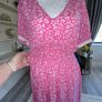 Ladies Pink & White Summer Dress from Dunnes Stores Image 7