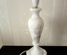 Vintage White Onyx Table Lamp