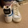 Vintage White Leather Nike Blazer Mid'77 Sneakers Image 2
