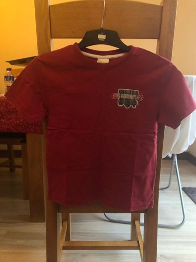 short sleeve T-shirt for boys, height 128 cm