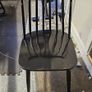 Black dining chairs Image 3