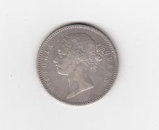 India, one rupee 1840, 91.7% Silver, East  India Company (no 429)