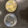 Vintage glass powder pot . Image 2