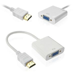 NEW HDMI Male to VGA Female Video Cable Cord Converter Adapter 1080P