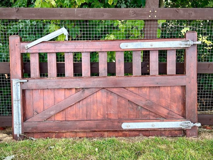 Hardwood gates for sale.