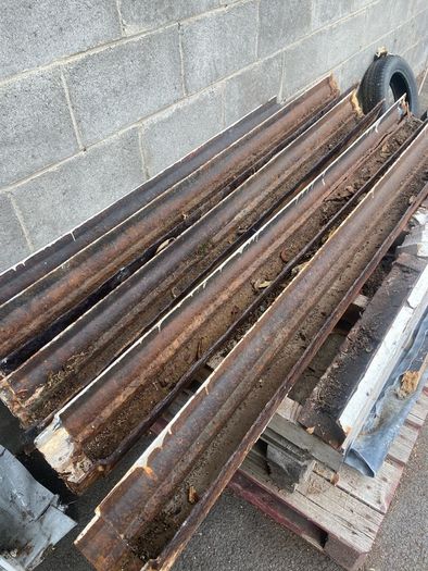 Original cast iron guttering
