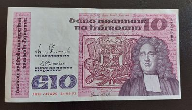 1992 Central Bank of Ireland 10 Pound