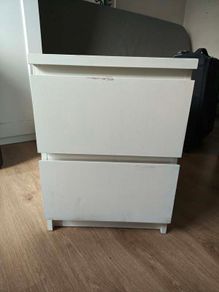 Free White 2-Drawer Bedside Cabinet (Free)