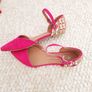 Cerise Pink Pointed Toe Shoes - Size 4 Image 2