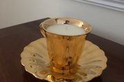 Vintage Coffee Cup and Saucer Candle