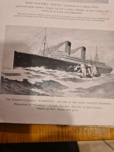 The History Of The "sirius" The Firtst Steamer That Crossed The Atlantic By William J Barry. Vintage  1906.