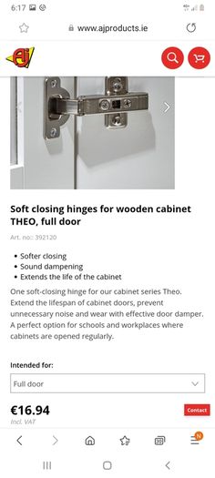 Soft Close Hinges