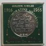 Easter Rising Commemorative Silver Medallion 1916 1966. In Case Of Issue. 33.5 Grms Approx. 0.925 Silver Made By O Connor, Jewellers Dublin. Image 3