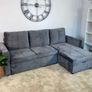 Corner Sofa Bed with Storage - Free Delivery Ireland - 4 Colours Image 5
