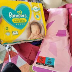 Post partum pads and nappies