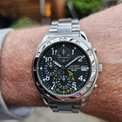 Watch Seiko Chronograph.