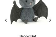 New Jellycat Halloween Collection Broox Bat