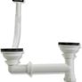 Stainless Steel Kitchen Sink Basin & Victoria Tap, Reversible, 105cm x 18cm x 50cm Image 8