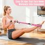 Upgraded Multifunction Pedal Resistance Band with Handle, 3 Tube Adjustable Resistance Bands for Abdomen, Waist, Arm, Core/ABS, Leg Workout - Sit Up Exercise Equipment for Women Image 2