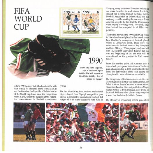 1988/89 Ireland The Irish Stamp Limited Edition Hardback Year Book. Contains all commemorative stamps from June 1988 to June 1989. Included 44 images of conents