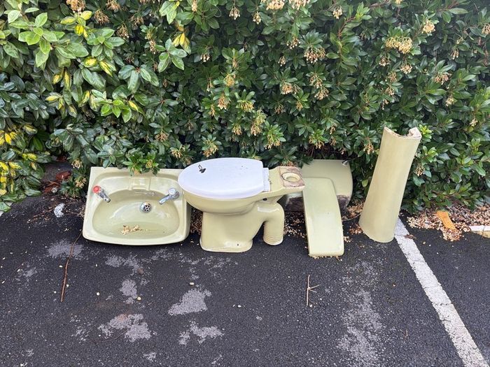 avocado bathroom set
