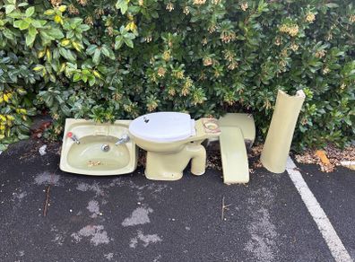 avocado bathroom set