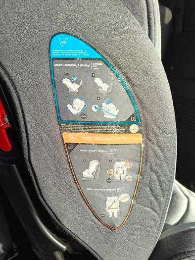 Baby Auto car seat (isofix+tether)