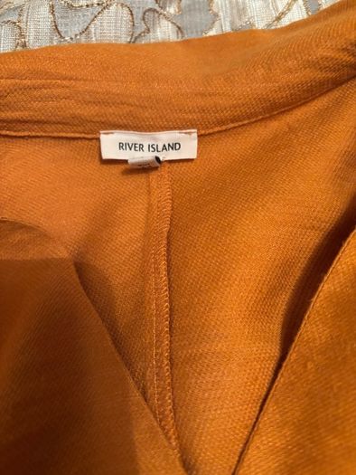 River Island blouse / orange /10-12 UK