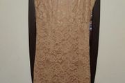 Lace cream dress