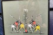 Mcm Folk Art Tribal Painting
