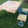 Foldable table and chairs Image 2