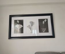 Two Black and White decorative wall picture