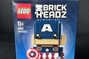 Lego 41589 Brick Headz Captain America