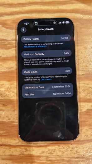 iPhone 16 Pro Max 256gb Desert Titanium Unlocked 94% Battery