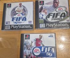 3 PS1 Fifa Games