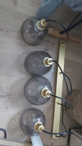 4 light bar pendant from the range.  No box.  Only used for a few months