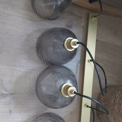4 light bar pendant from the range.  No box.  Only used for a few months