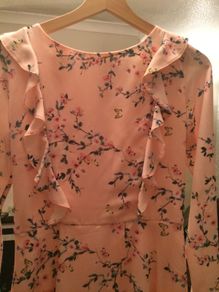 Long Sleeved Floral Dress/Size 8 UK 36 EU/Now Heavily Reduced ..