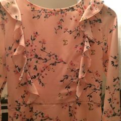 Long Sleeved Floral Dress/Size 8 UK 36 EU/Now Heavily Reduced ..
