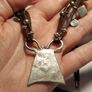 Handmade Silver and Leather Necklace Image 6