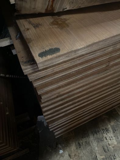 25mm water stained plywood